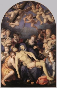 Deposición de Cristo Agnolo Bronzino Pinturas al óleo